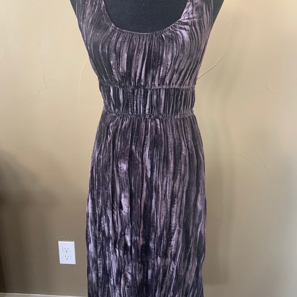 Gorgeous chocolate brown velvet dress